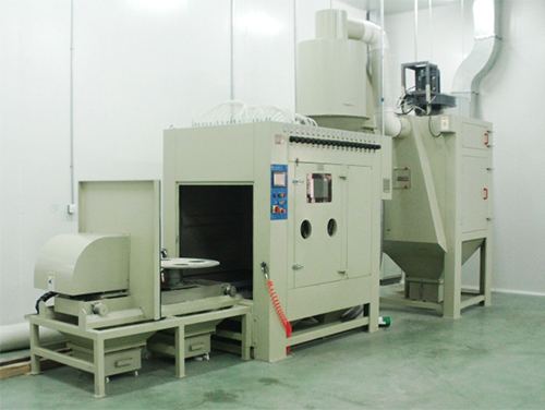 石英坩埚自动喷砂机