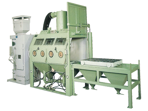 轮胎模具自动喷砂机