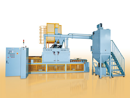 传动轴专用自动喷砂机