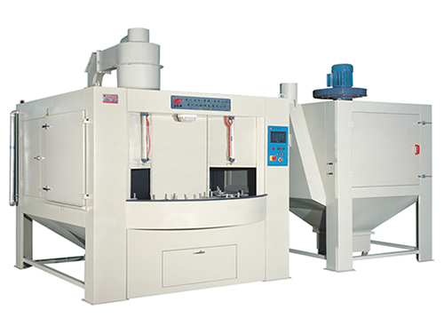 手电筒转台自动喷砂机