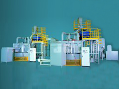 全自动上下料自动喷砂机