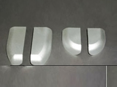 铝制件去氧化皮、哑光处理前后