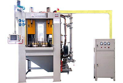 液体喷砂机-不锈钢自动转台式多枪