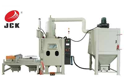 自动喷砂机推车转台式