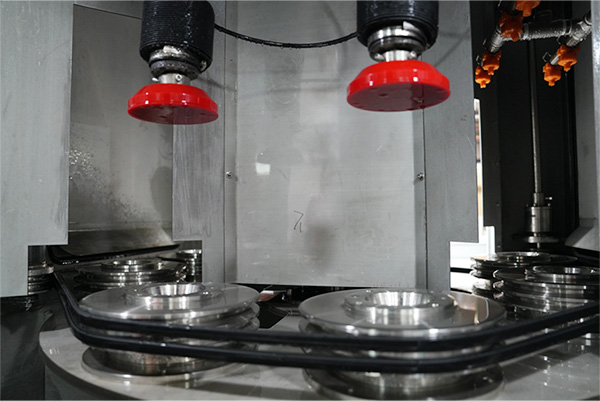 自动喷砂机双工位转盘水喷式