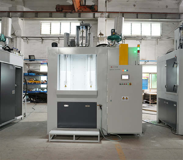 自动喷砂机实景图