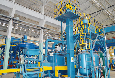 喷丸机|喷丸清理机|柴油发动机缸体-全自动内腔喷丸清理机