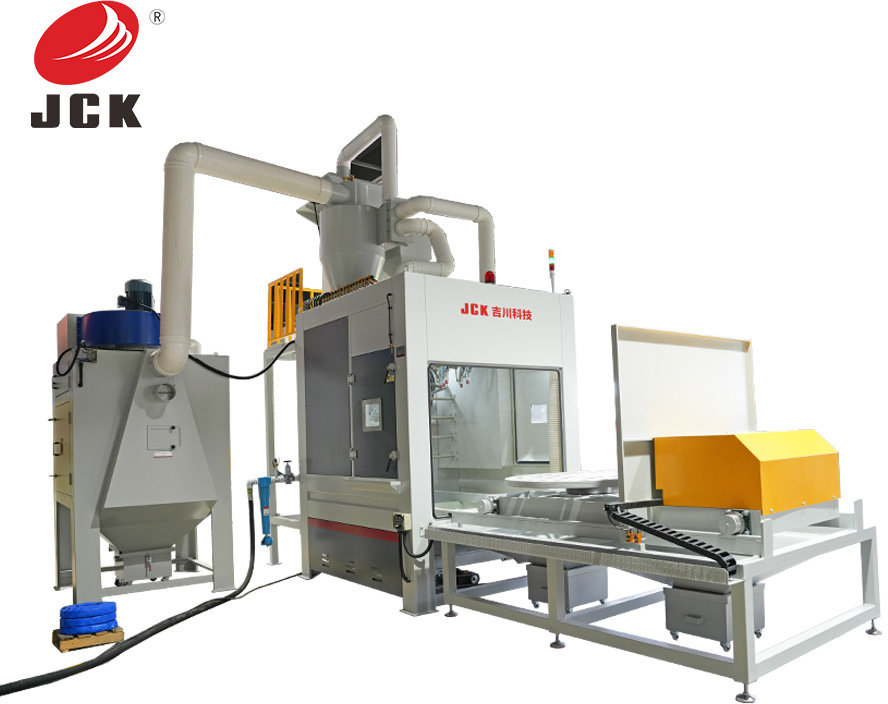 转盘式自动喷砂机图