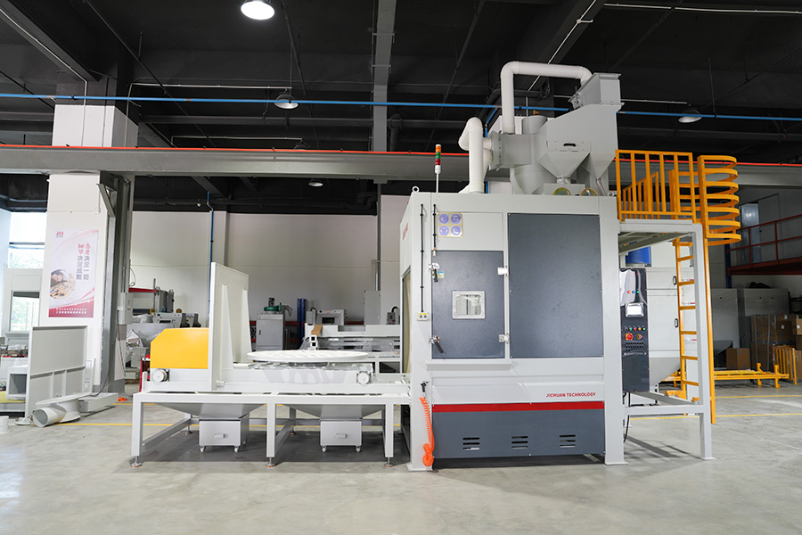 自动喷砂机图实景图