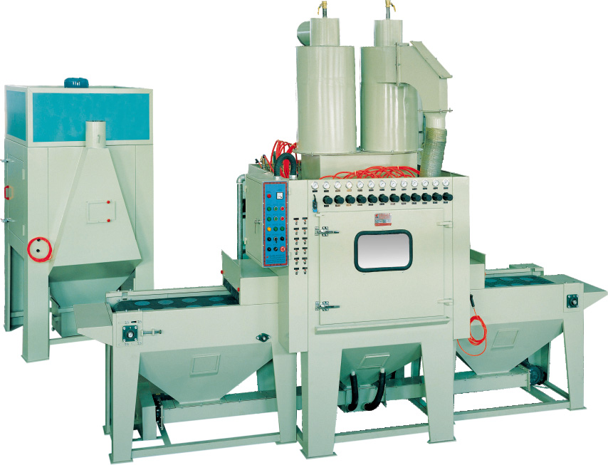 硅晶片专用输送机液体喷砂机,湿式喷砂机厂家图片