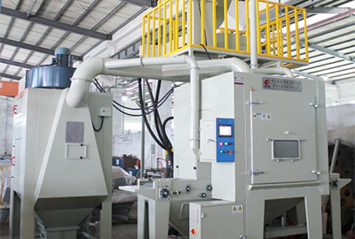 自动喷砂机(输送)-硅碇散片