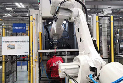 机器人喷砂设备