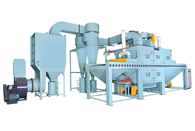 大型隔震减震钢板专用喷丸清理机
