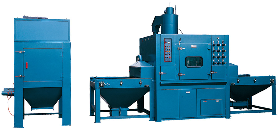 不粘锅自动喷砂机