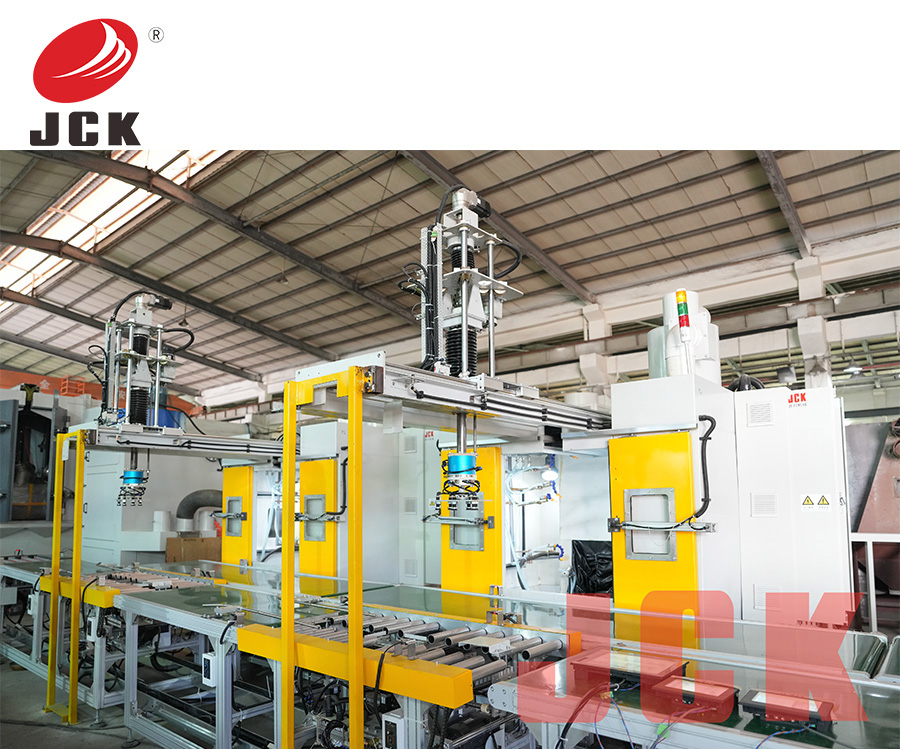 集成烹饪内胆自动化喷砂生产线