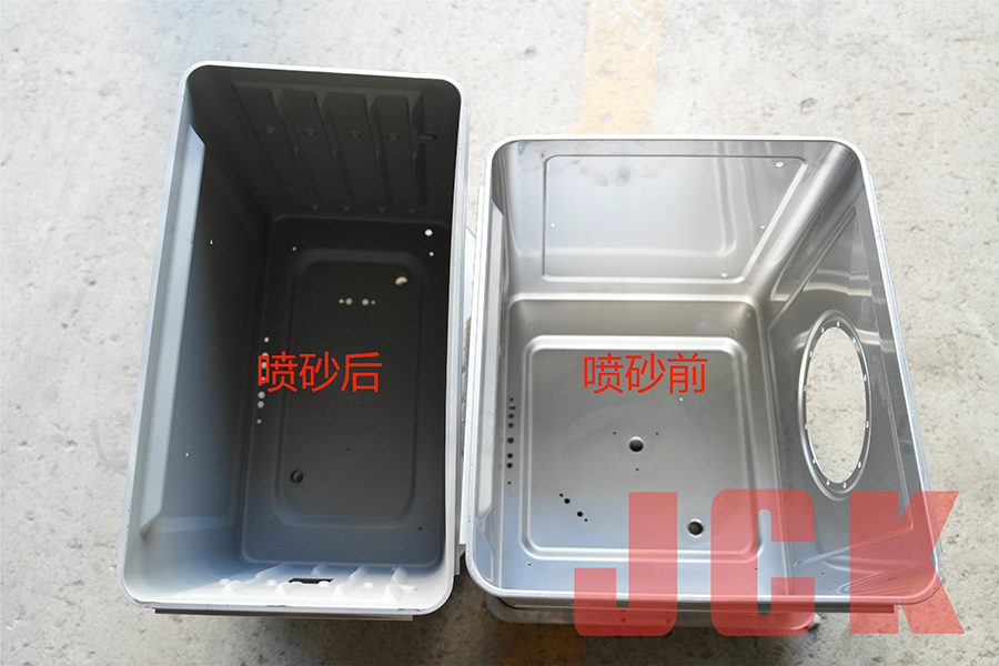 集成烹饪内胆自动化喷砂生产线