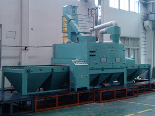 不锈钢镜面板雾化喷砂机