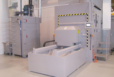 非标自动转盘喷砂机